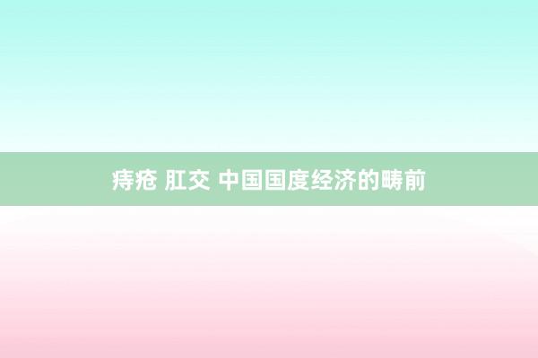 痔疮 肛交 中国国度经济的畴前