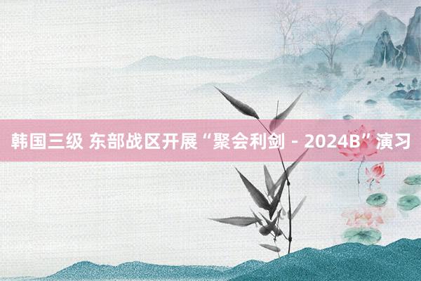 韩国三级 东部战区开展“聚会利剑-2024B”演习