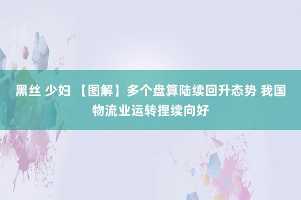 黑丝 少妇 【图解】多个盘算陆续回升态势 我国物流业运转捏续向好