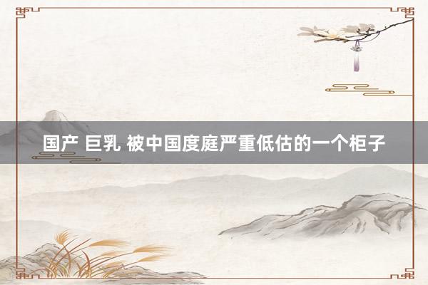 国产 巨乳 被中国度庭严重低估的一个柜子