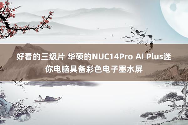 好看的三级片 华硕的NUC14Pro AI Plus迷你电脑具备彩色电子墨水屏